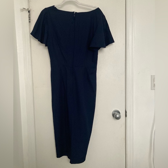 Collectif Navy Selma Wiggle or Pencil Dress - Picture 3 of 5